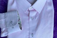 PinkHerringBone-Shirt-BKKBespoke